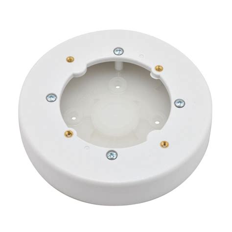 legrand wiremold 4 in non-metallic circular fixture box white|wiremold nmw4 round ceiling.